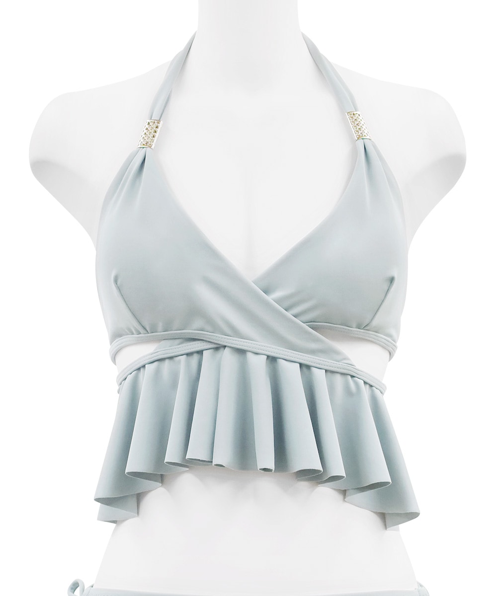 Breeze クロスデザインフリルビキニ