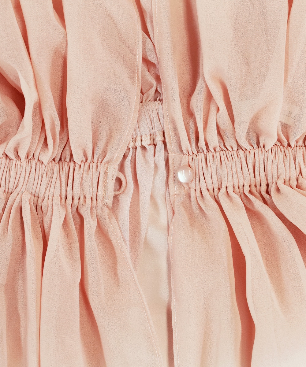 Flourish デザインスリーブグラデーションガウン