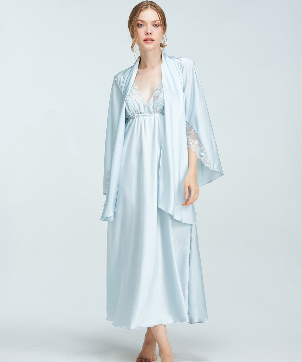 Waltz レースコンビガウン / Baby Blue