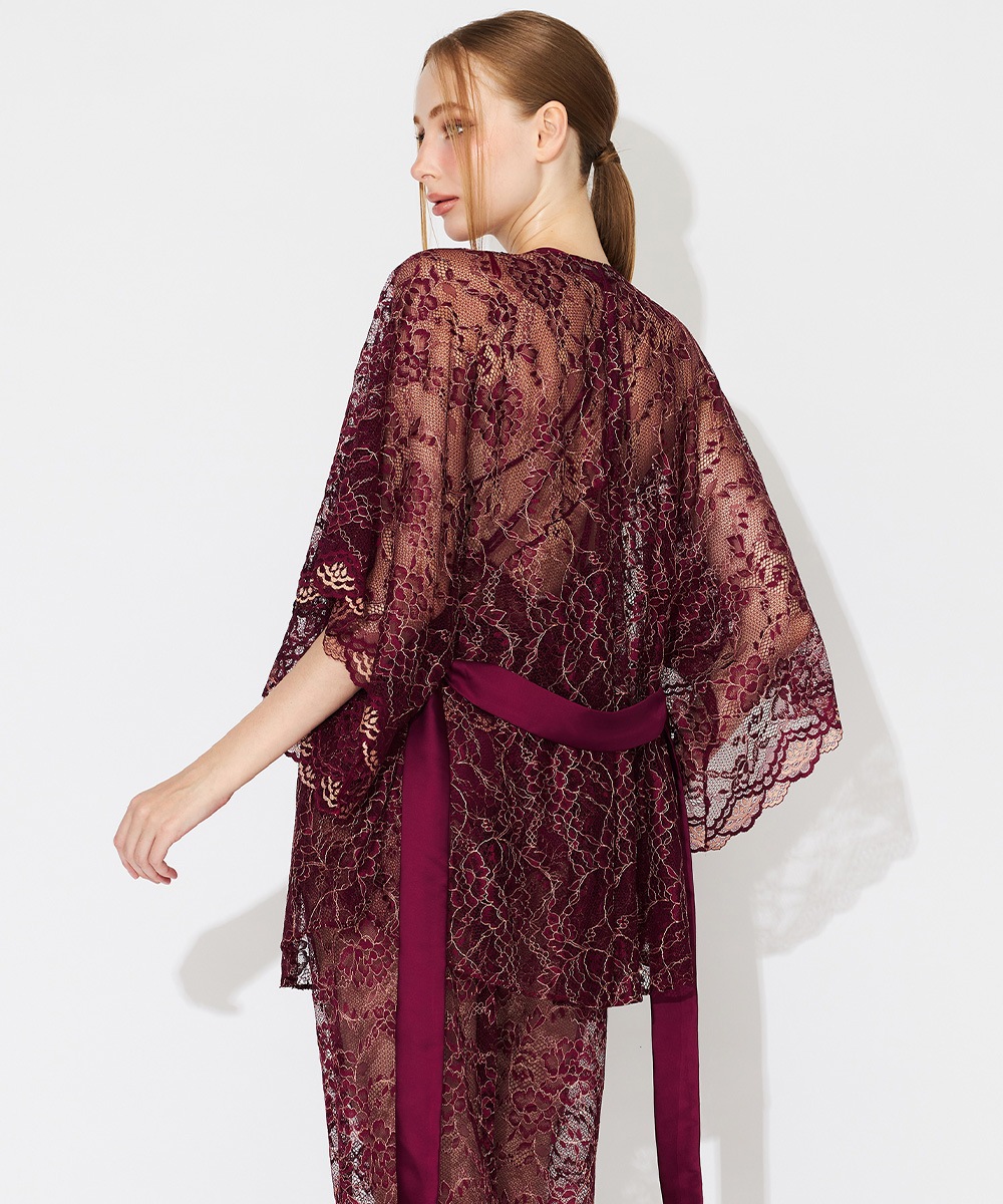 In Your Heart 総レースガウン / Dark Red