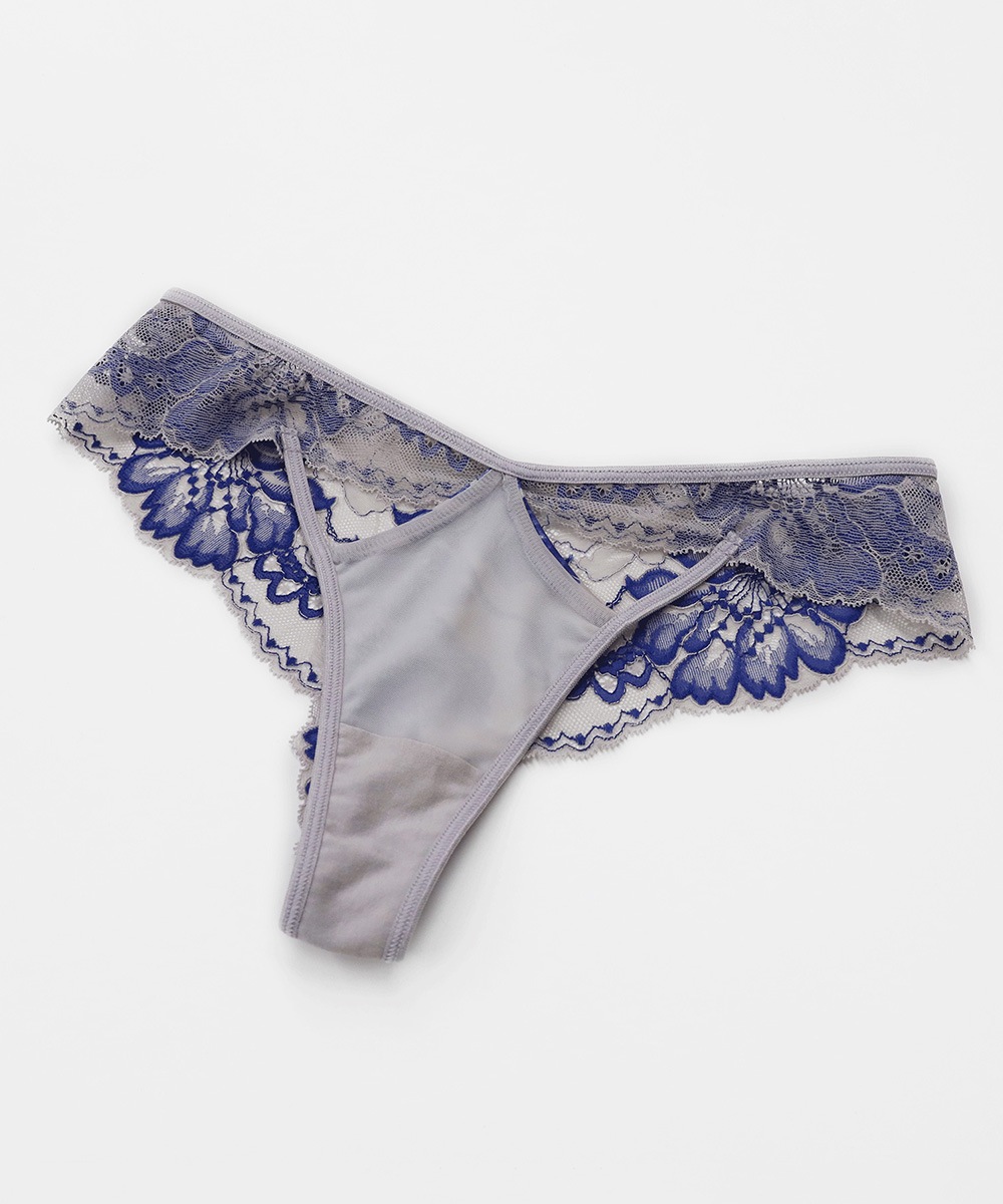 Femininity フロントデザインショーツ / Grey