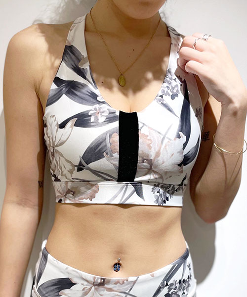 Orchid バッククロススポーツブラ