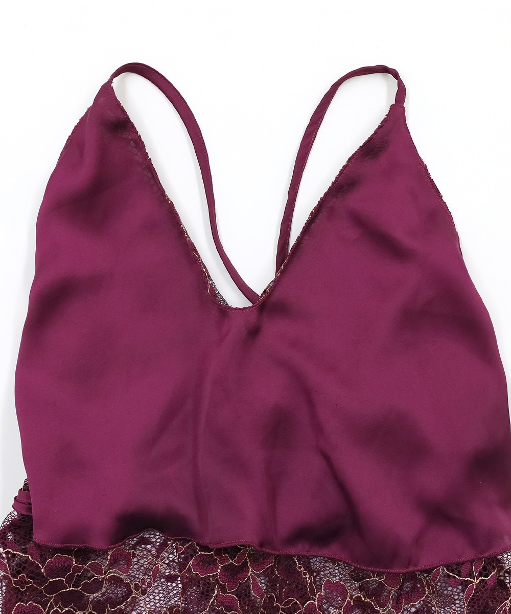 In Your Heart 総レースロングパンツセットアップ / Navy