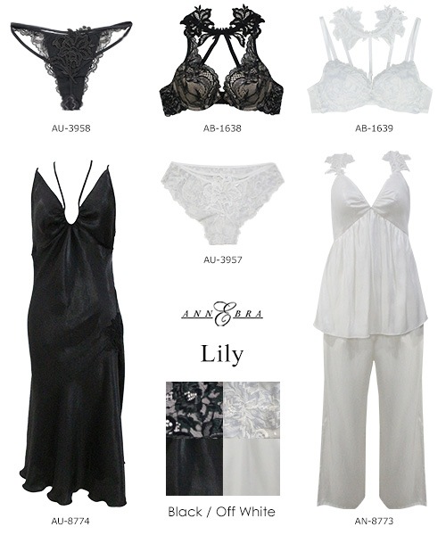 Lily バックモチーフモールドカップブラジャー