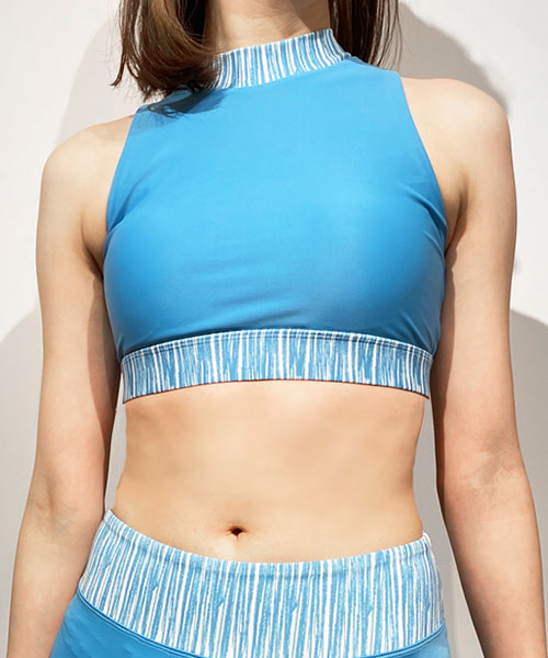 Sea ハイネックスポーツブラ