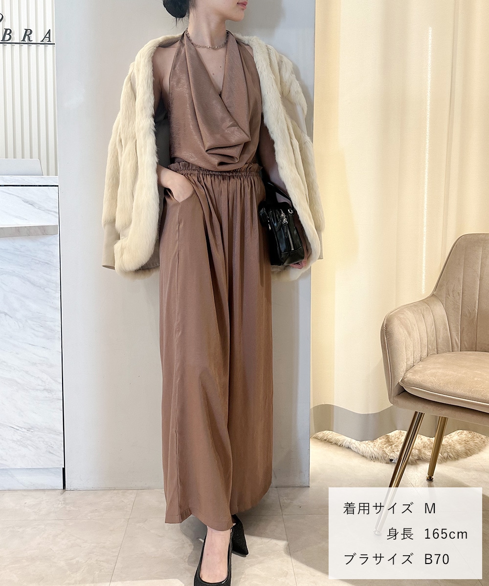 Ultra ロングパンツセットアップ / Brown