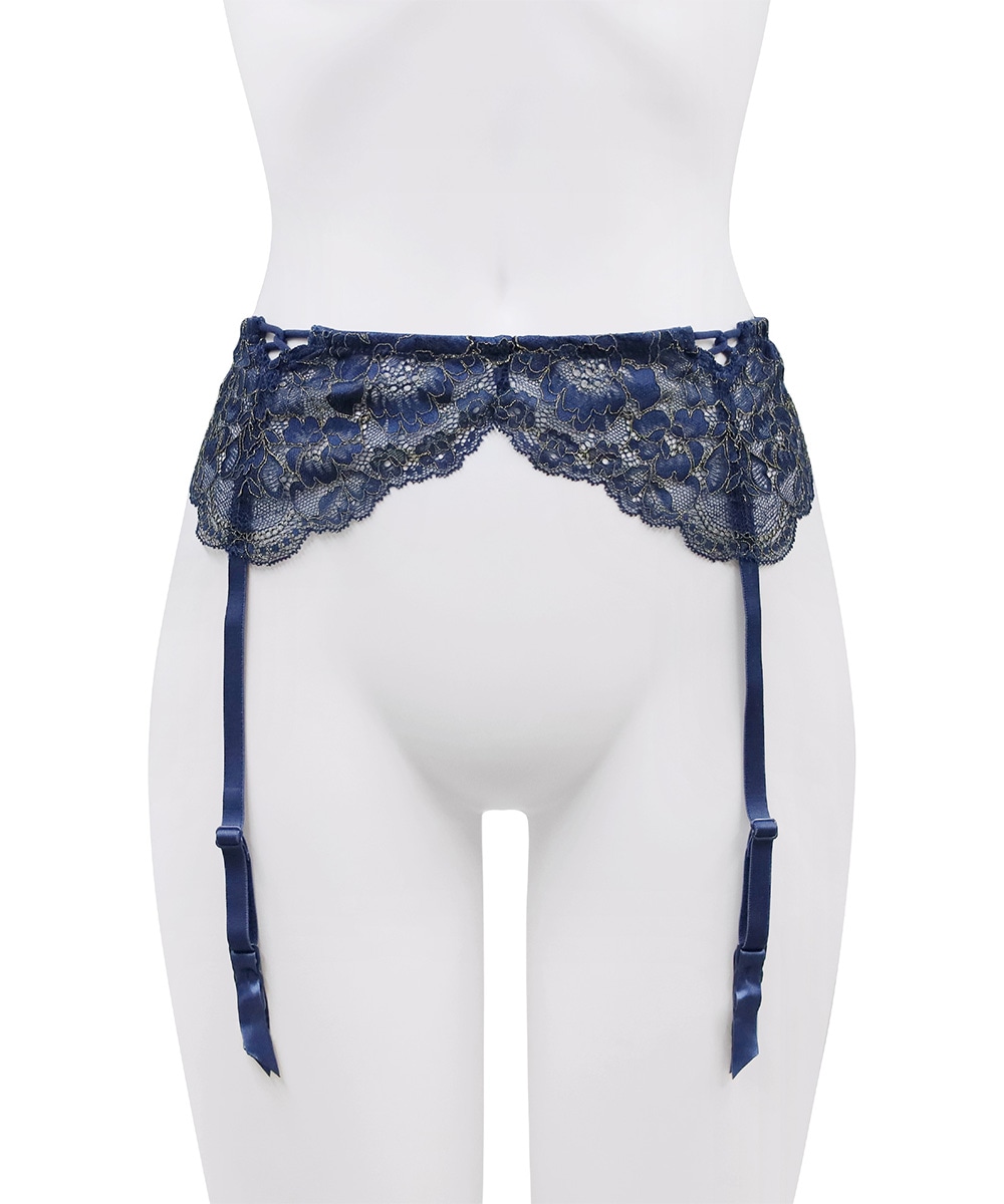 Timeless レースガーターベルト / Navy