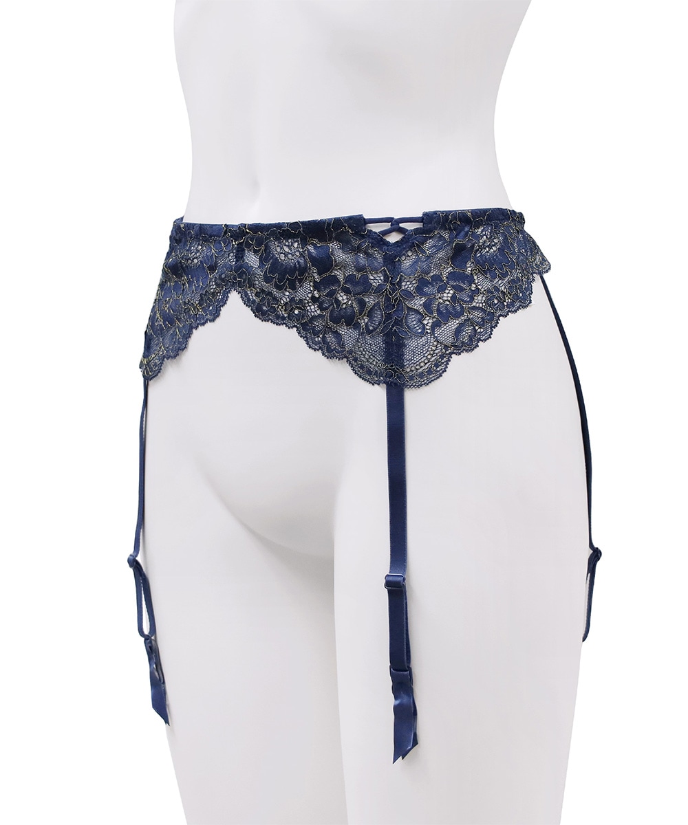 Timeless レースガーターベルト / Navy