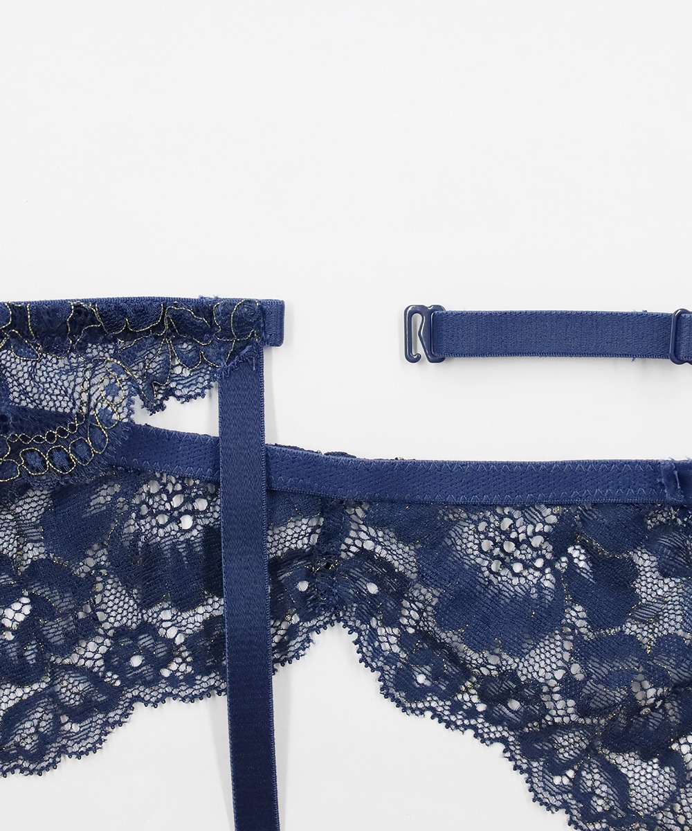 Timeless レースガーターベルト / Navy