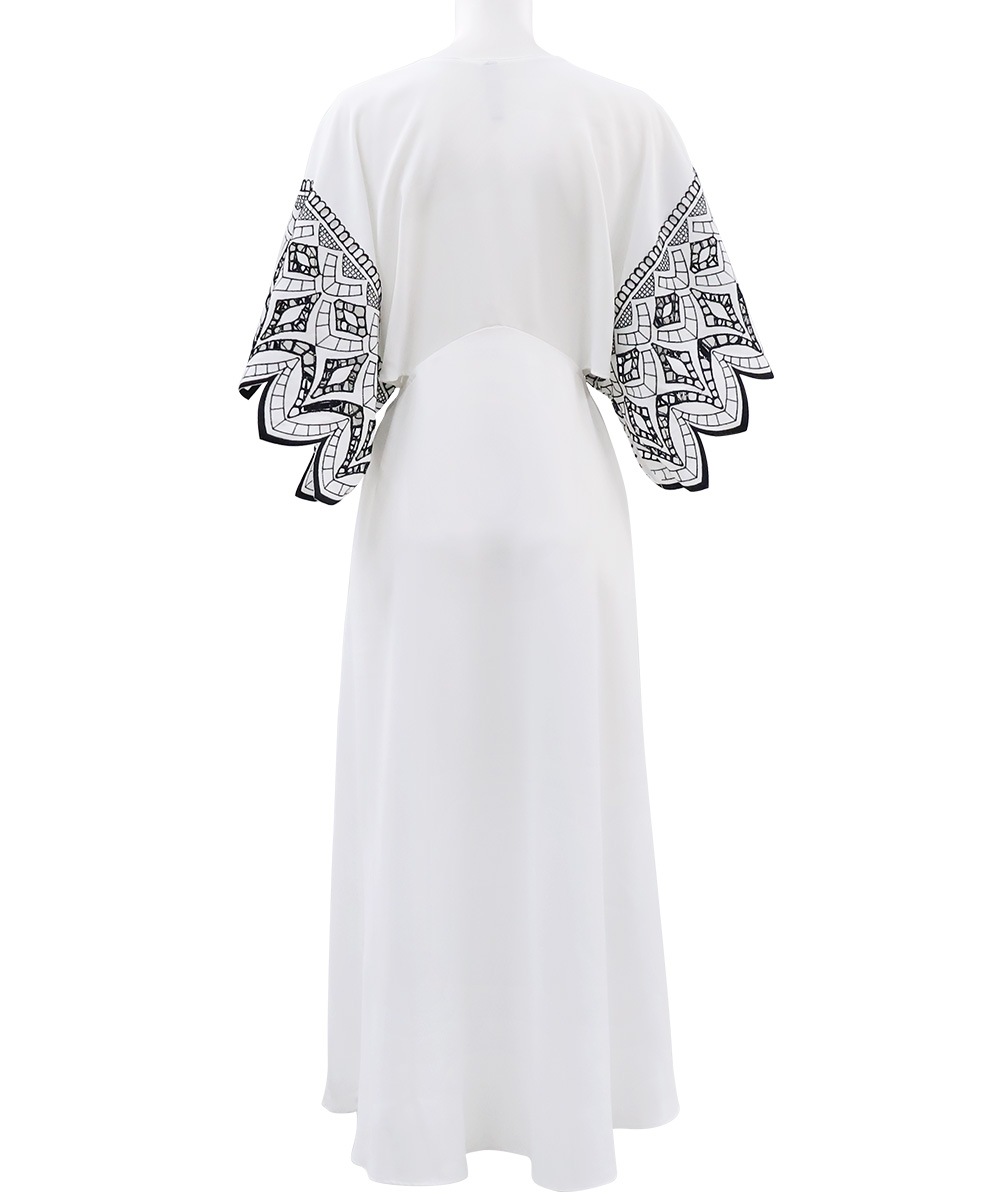 Fleur レーススリーブリゾートローブ