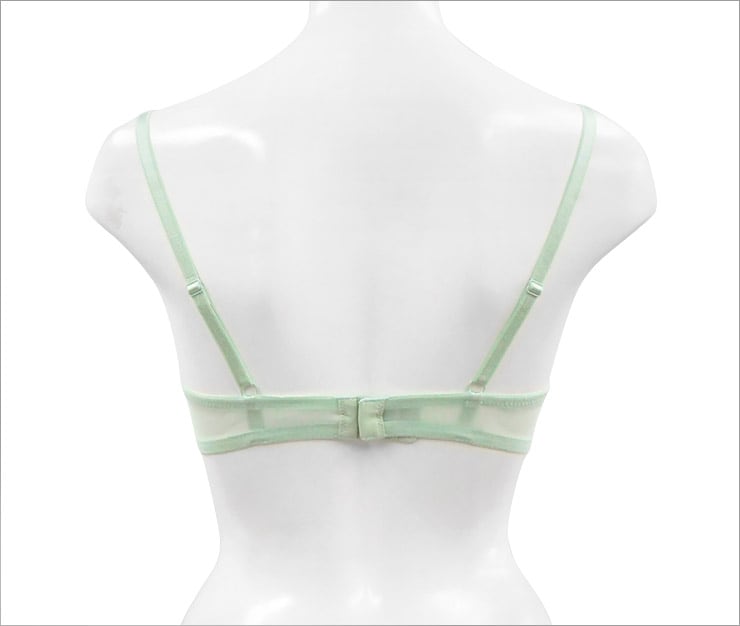 Charming デザイン3/4モールドカップブラジャー / Pastel Green
