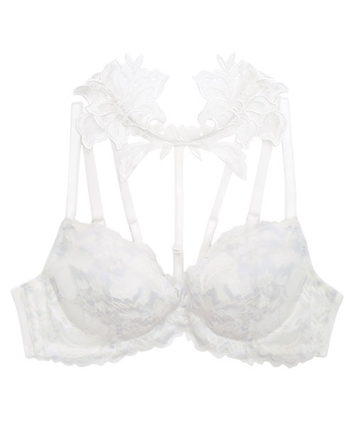 Lily つけ襟デコルテメイクブラジャー / Off White