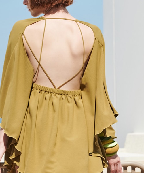 Resort Wear バックオープンリゾートローブ