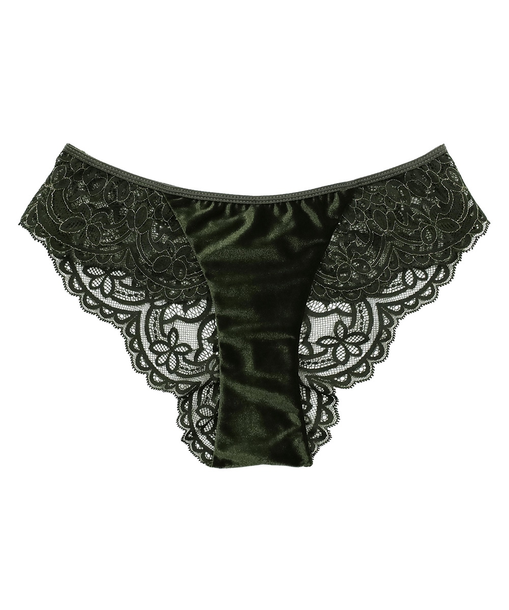 Mystic ベロア×レースショーツ