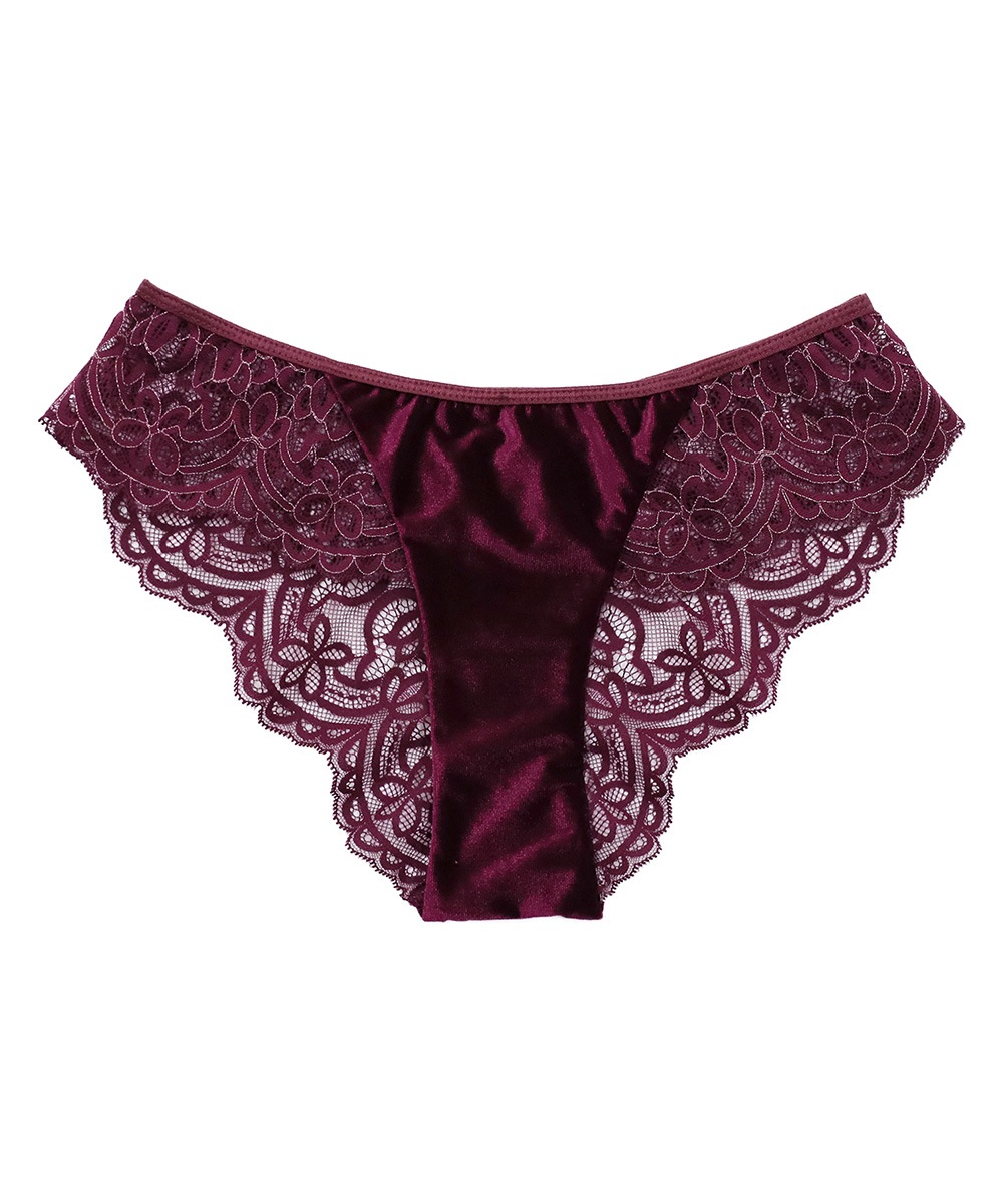 Mystic ベロア×レースショーツ