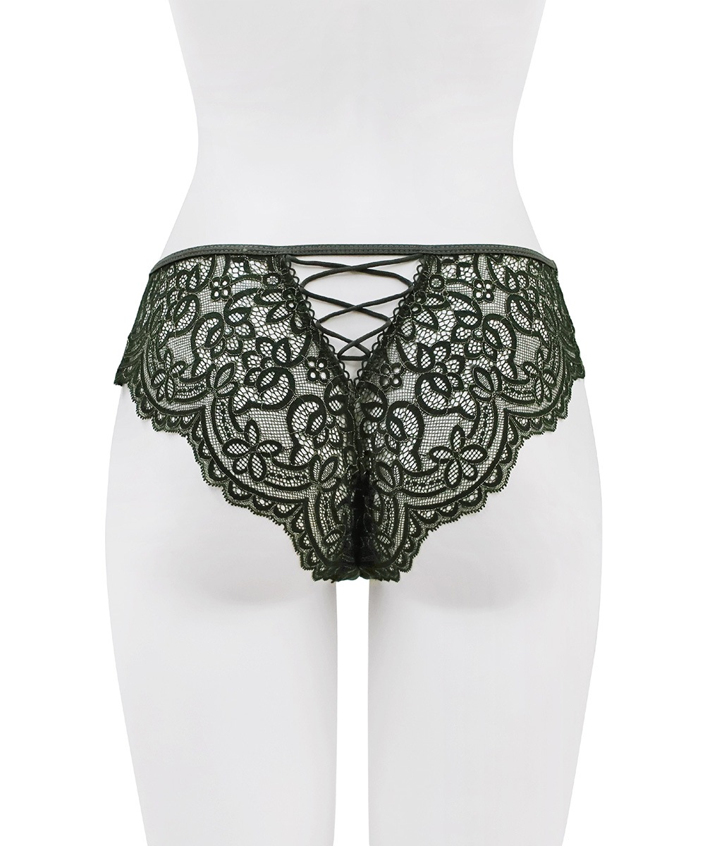 Mystic ベロア×レースショーツ