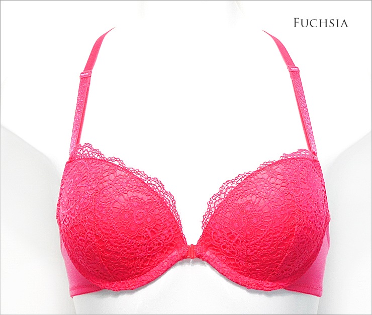 Lady バックデザインフロントホックブラジャー