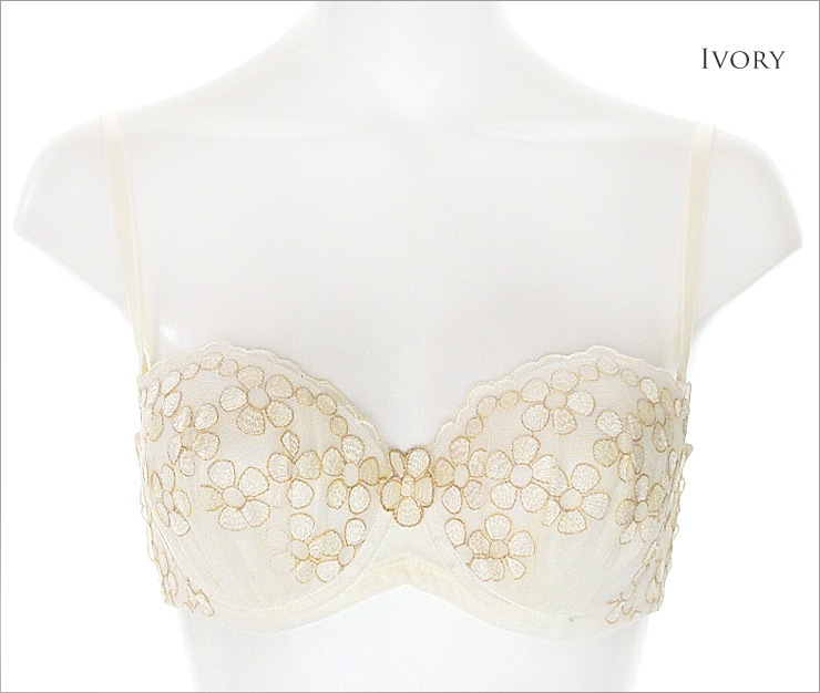 Exquisite ストラップレスモールドカップブラジャー