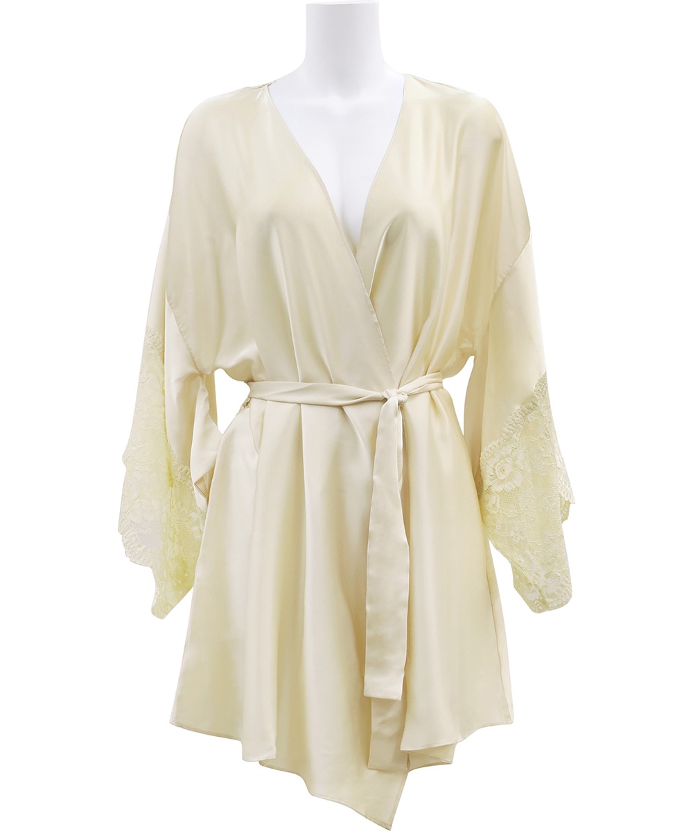 Cafe レースコンビガウン