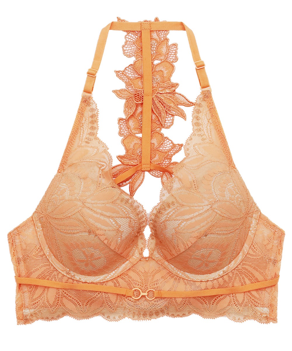 Luxe バックデザイン2WAYロングラインブラジャー / Orange
