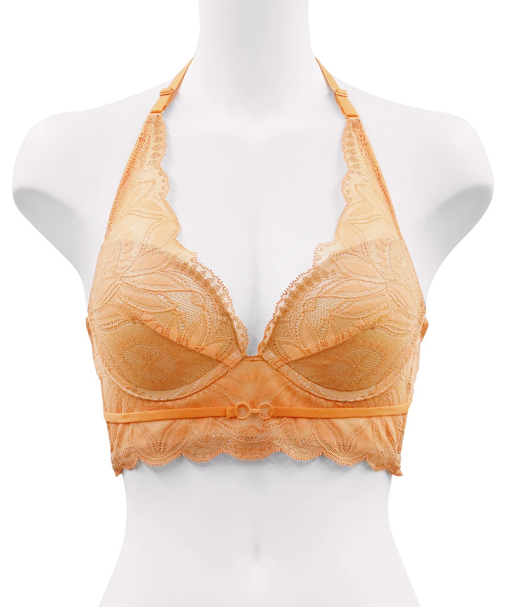 Luxe バックデザイン2WAYロングラインブラジャー / Orange
