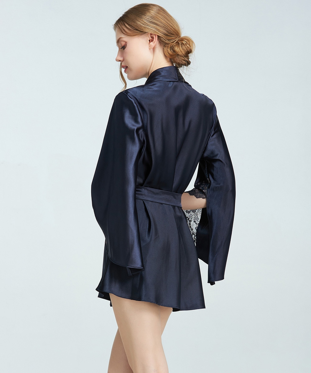 Waltz レースコンビガウン / Navy