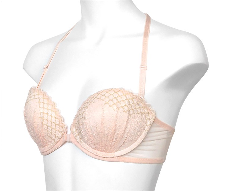 Butterfly 3/4カップフロントホックブラジャー