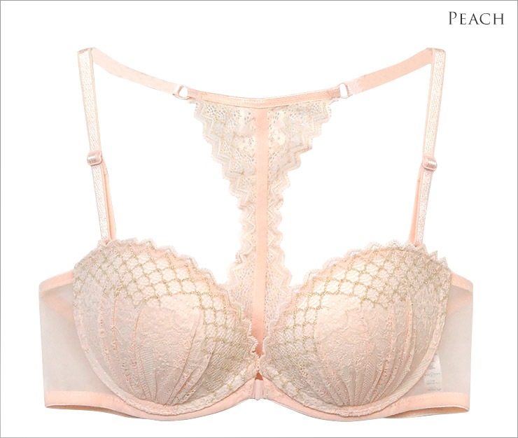 Butterfly 3/4カップフロントホックブラジャー