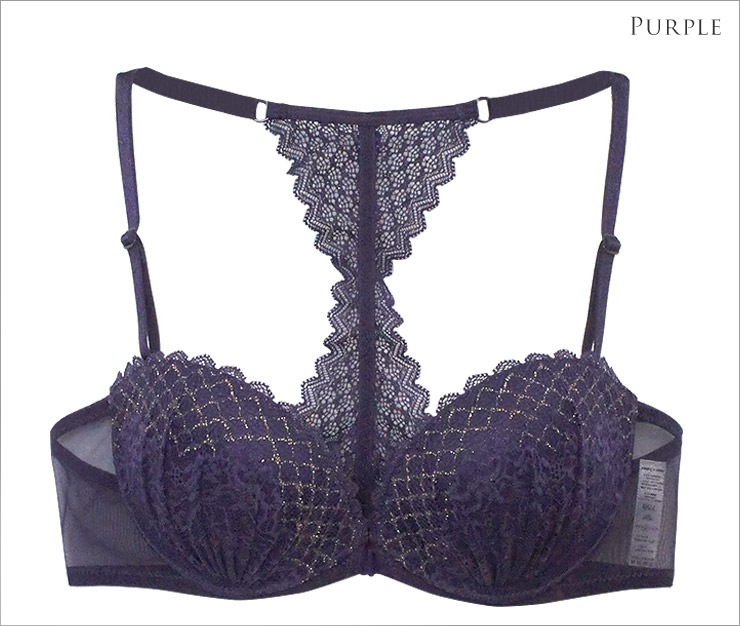 Butterfly 3/4カップフロントホックブラジャー