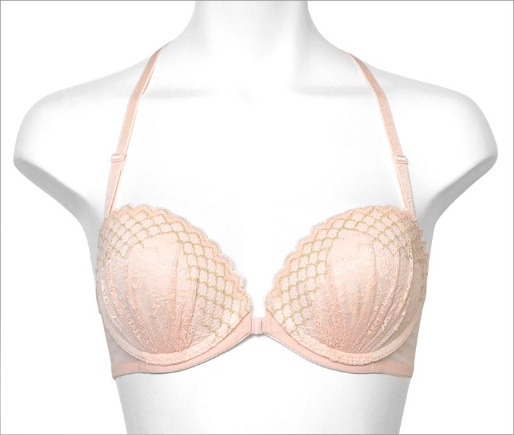 Butterfly 3/4カップフロントホックブラジャー