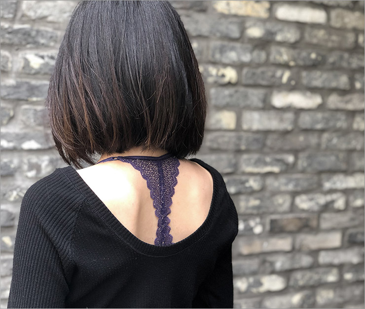 Butterfly 3/4カップフロントホックブラジャー