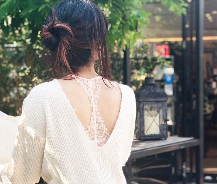 Butterfly 3/4カップフロントホックブラジャー