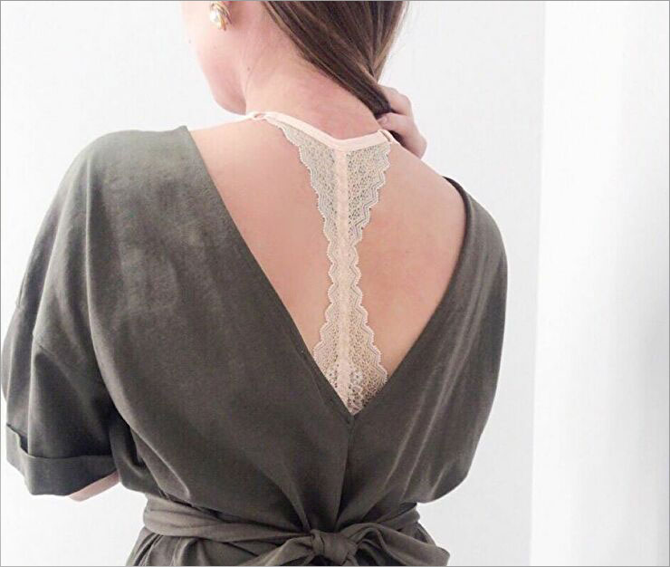 Butterfly 3/4カップフロントホックブラジャー