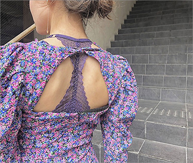 Butterfly 3/4カップフロントホックブラジャー