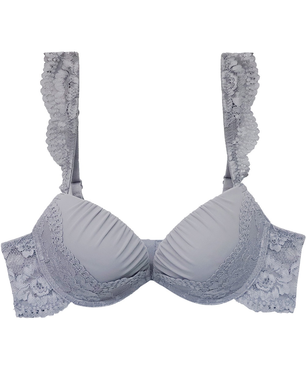 Cafe フリルショルダーモールドカップブラジャー