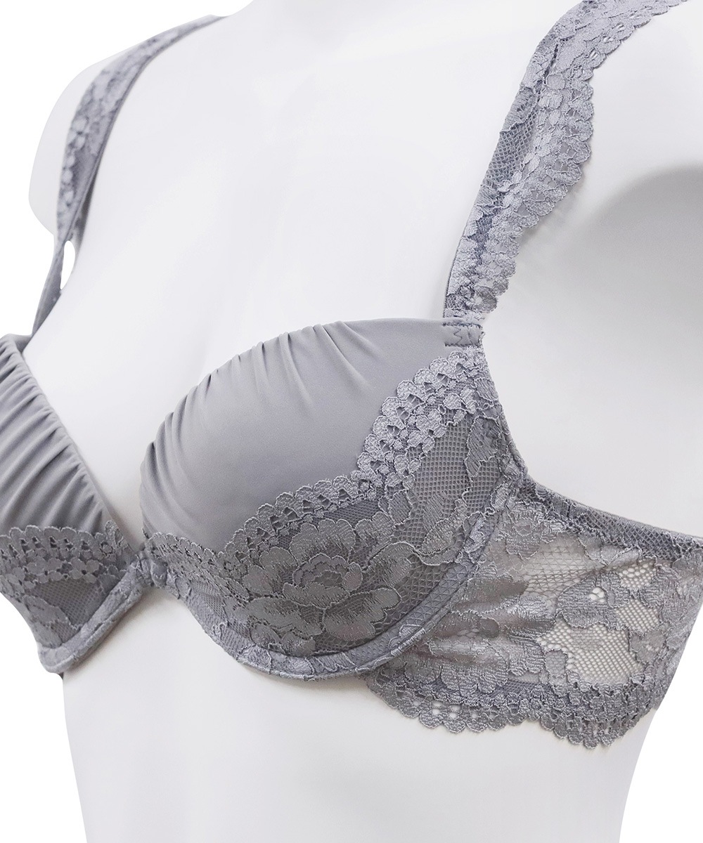 Cafe フリルショルダーモールドカップブラジャー