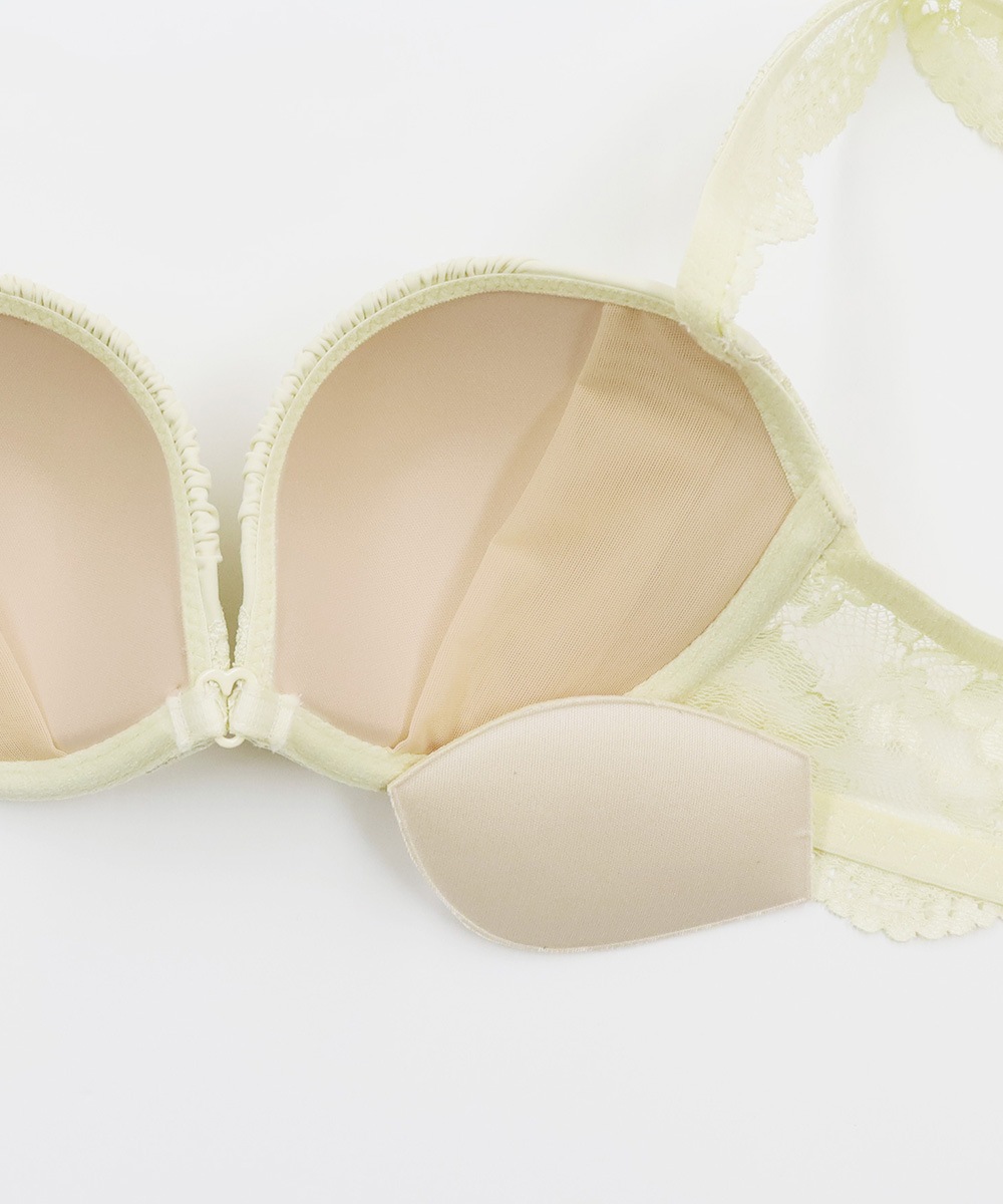 Cafe フリルショルダーモールドカップブラジャー