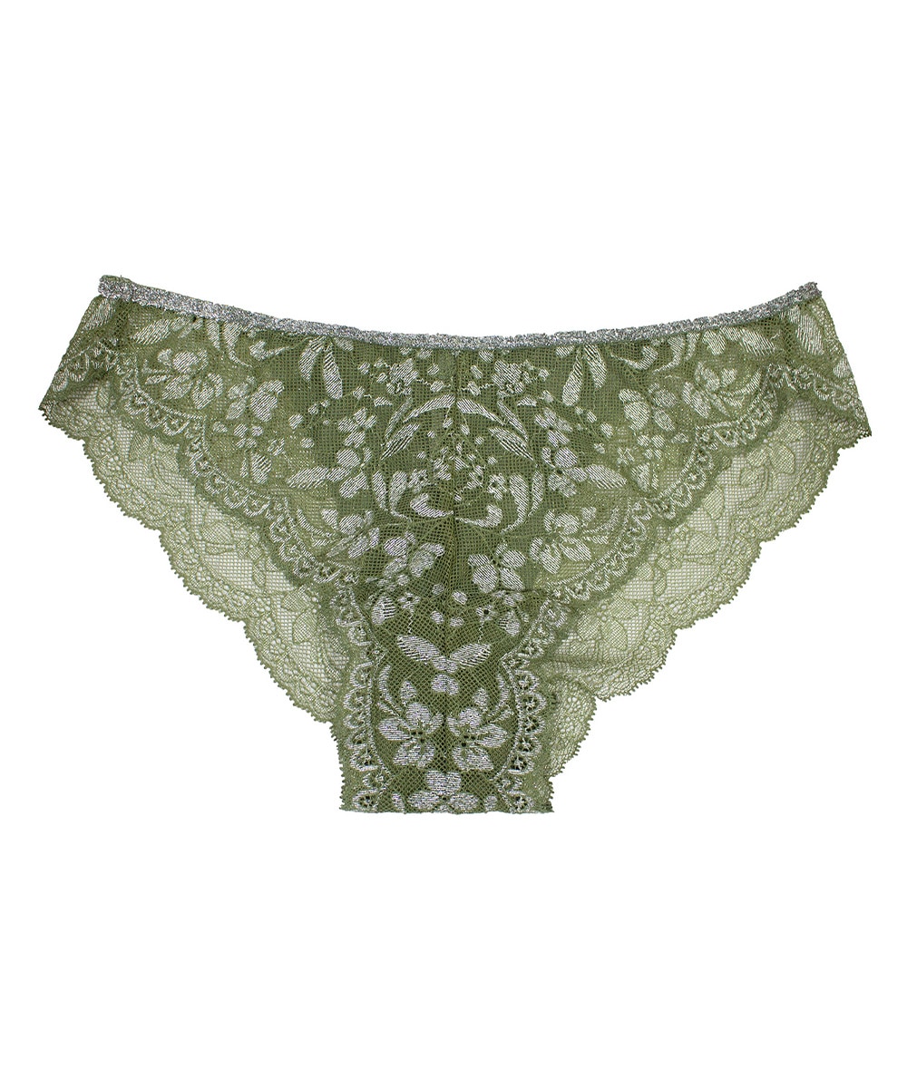 Silver Touch レースショーツ / Green