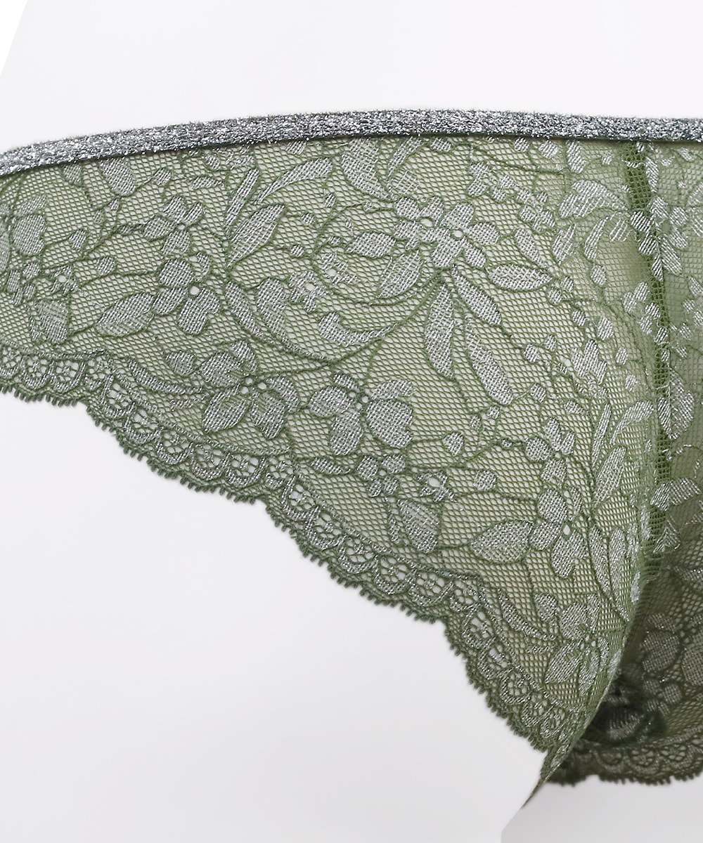 Silver Touch レースショーツ / Green