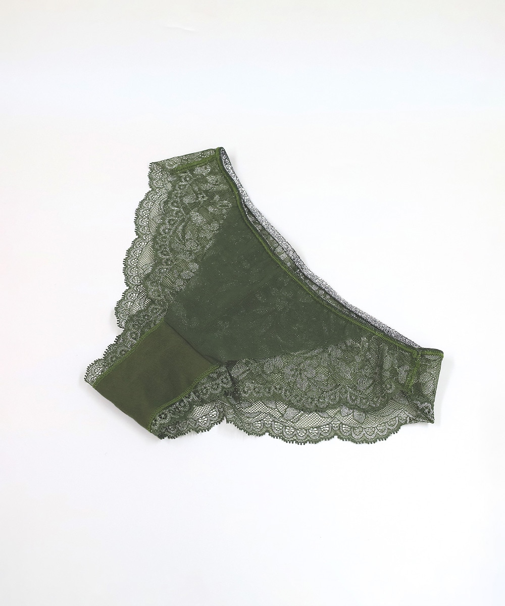 Silver Touch レースショーツ / Green
