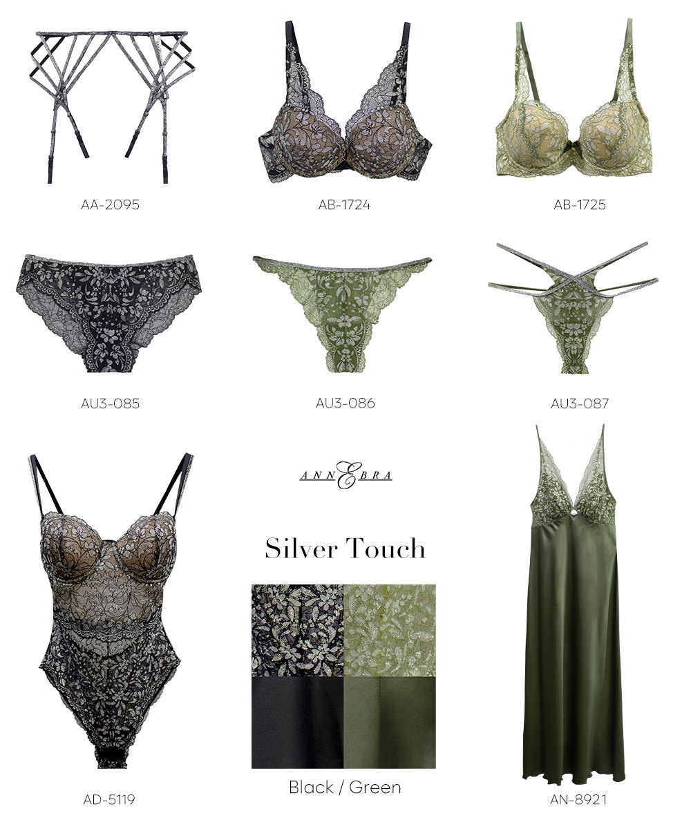 Silver Touch レースショーツ / Green