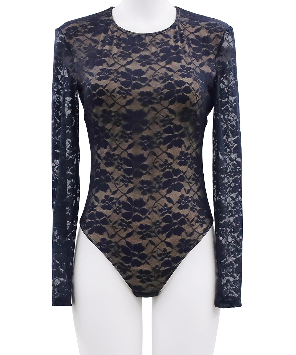 Waltz レースボディスーツ,テディ / Navy