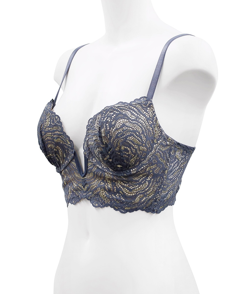 Vintage プッシュアップロングラインブラジャー