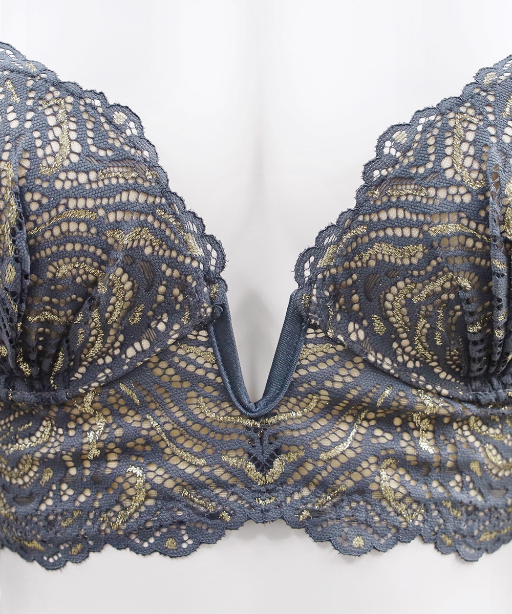 Vintage プッシュアップロングラインブラジャー