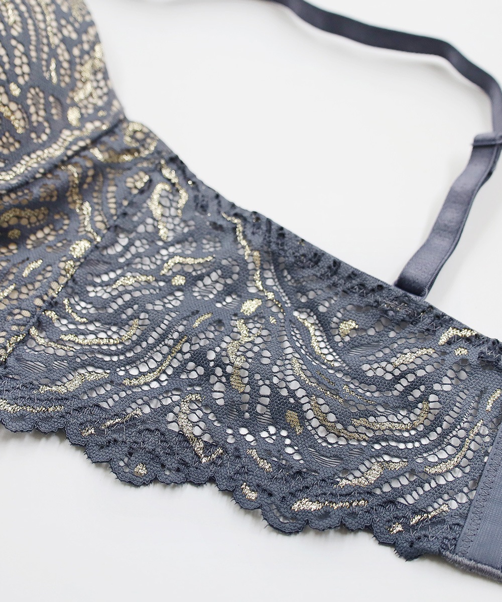 Vintage プッシュアップロングラインブラジャー