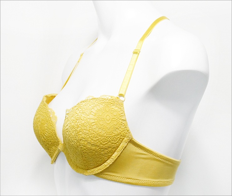 Lady バックデザインフロントホックブラジャー
