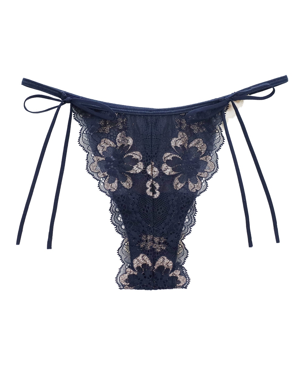 Waltz サイドリボンレースソング / Navy