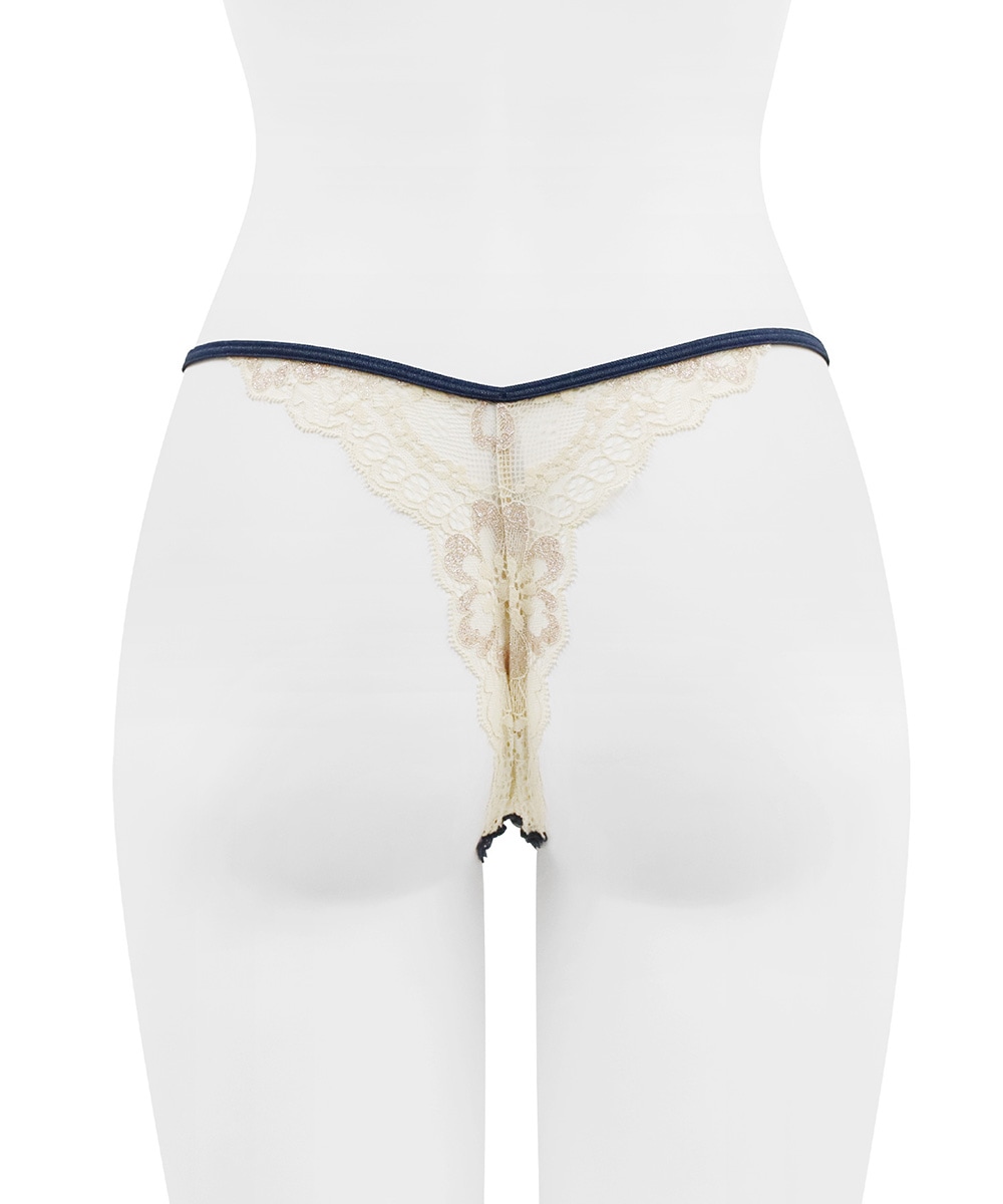 Waltz サイドリボンレースソング / Navy