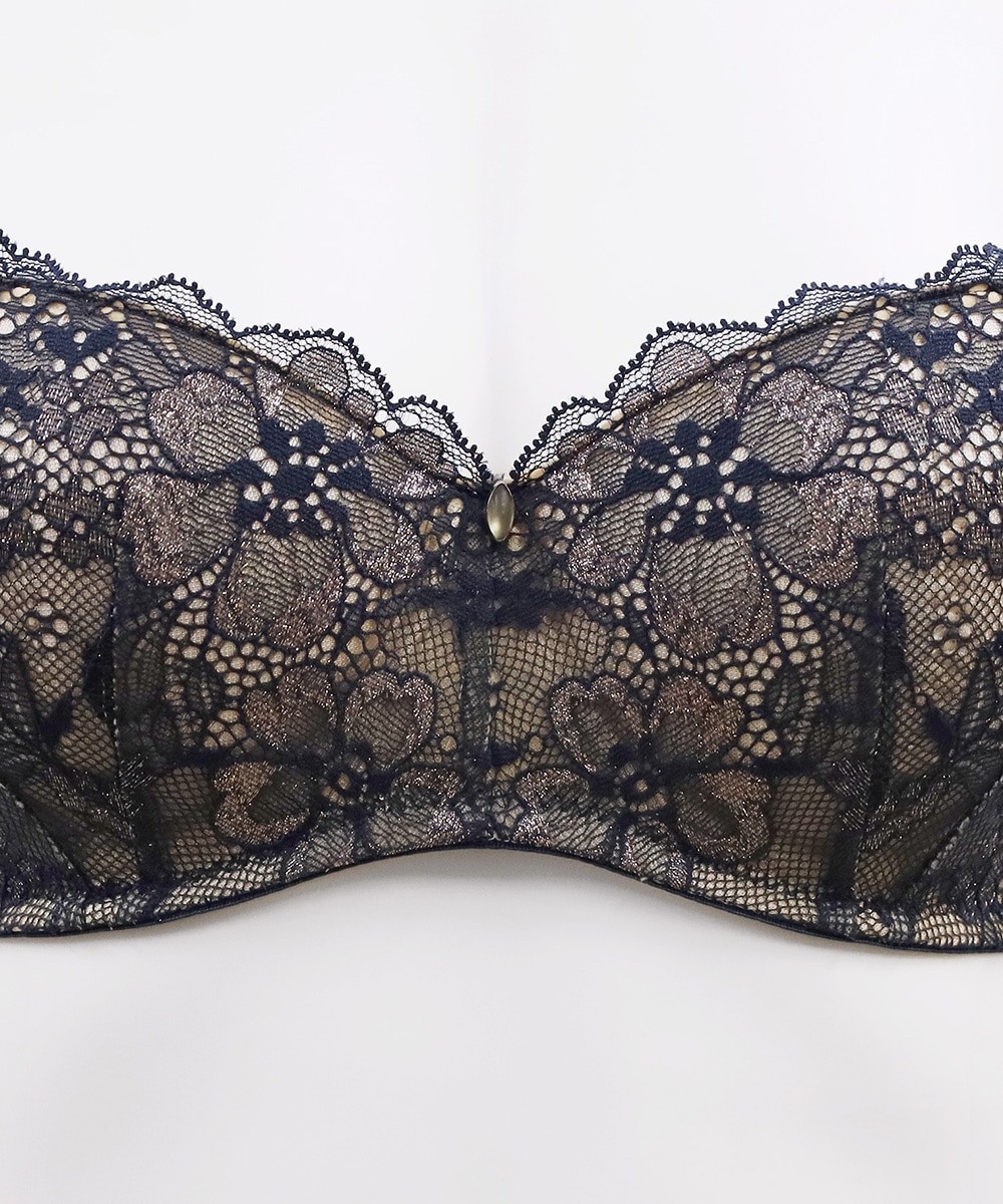 Waltz ストラップレスブラジャー / Navy