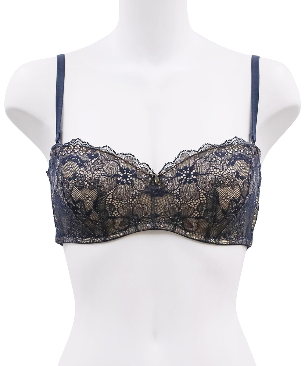 Waltz ストラップレスブラジャー / Navy